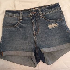 High waisted shorts